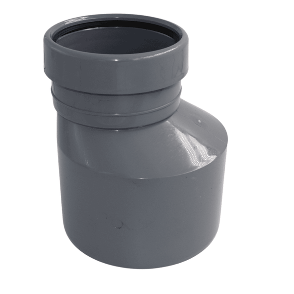 Aquaflow 160mm-110mm Push Fit Soil Pipe Reducer - installed