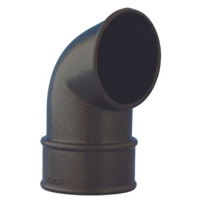 Aquaflow 68mm Square Cast Iron Effect Downpipe Shoe