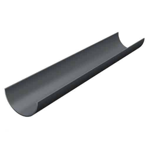 Aquaflow 120mm Deep Flow Half Round Gutter 4m - installed