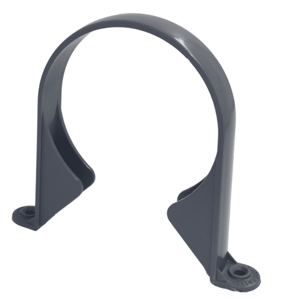 Aquaflow 110mm Push Fit Soil Pipe Bracket - installed