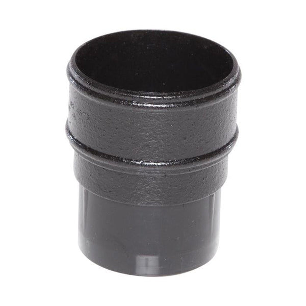 Aquaflow 68mm Cast Iron Effect Round Downpipe Socket