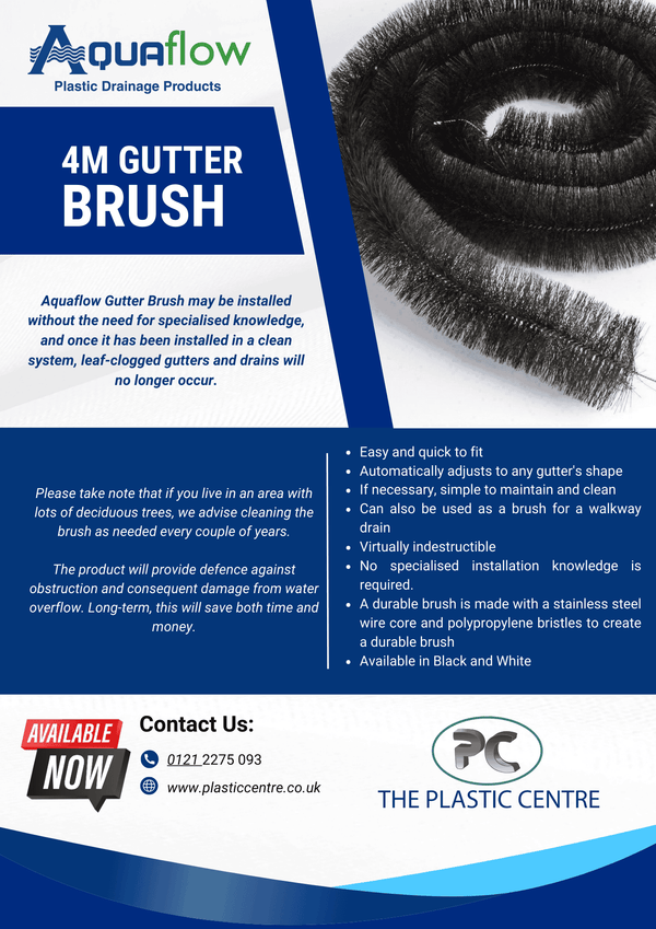 4M Gutter Brush - installed