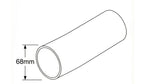 68mm cast iron pipe drawing
