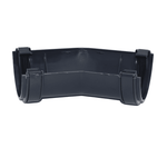 Anthracite Grey Aquaflow 112mm Half Round Gutter Angle 150°
