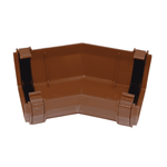 Light Brown Square 120° Gutter Angle