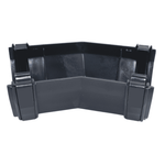 Black Square 150° Gutter Angle
