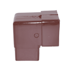 Dark Brown Aquaflow Square 92.5° Offset Bend Downpipe