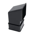 Black Aquaflow Square Downpipe Shoe