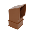 Light Brown Aquaflow Square Downpipe Shoe
