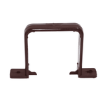 Brown Aquaflow Square Downpipe Clips Flush