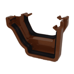 Aquaflow Left Hand Adaptor 130mm Klassic Ogee to 114mm Square Gutter