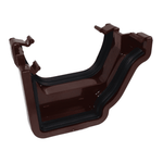 brown Aquaflow 130mm Right Hand Ogee Square Gutter Adaptor