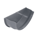 Grey Aquaflow Plastic Half Round Internal Stopend
