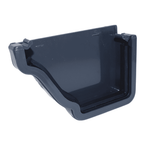 Grey Aquaflow Left Hand Klassic 130mm External Ogee Stop End