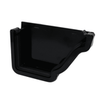 black Aquaflow Right Hand Klassic 130mm External Ogee Stop End
