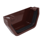 Dark Brown Square Internal Stop End