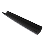 114mm Square Plastic Gutter 2m