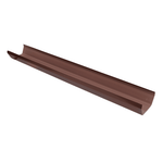 114mm Square Plastic Gutter 3m