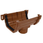 Aquaflow 125mm Krown Ogee Gutter Running Outlet