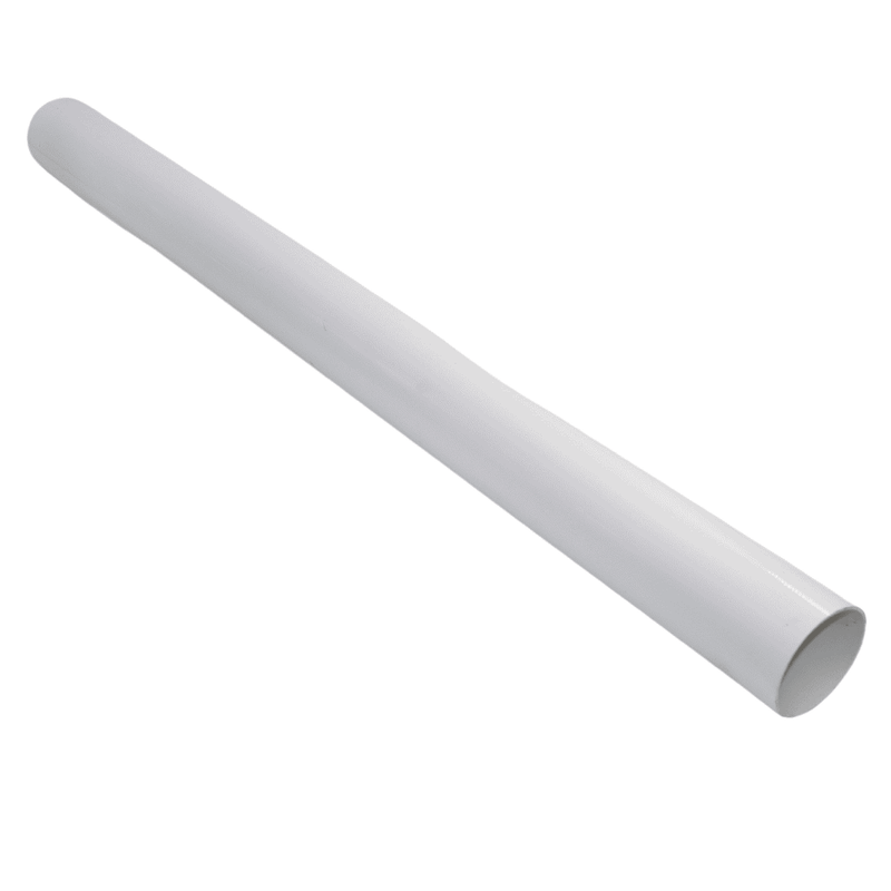 Aquaflow Anthracite white Round Guttering Downpipe - 68mm x Length 5.5m