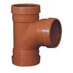 Aquaflow 110mm Underground 87.5° Triple Socket Branch