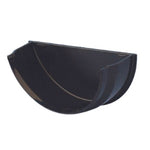 Aquaflow 112mm Half Round Cast Iron Effect Gutter Internal Stop End