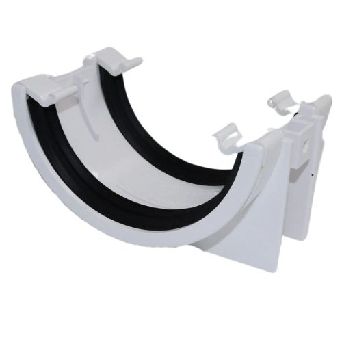 Aquaflow 112mm Plastic Half Round Gutter Union Bracket