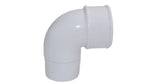 Aquaflow 112mm Plastic Round 92.5° Offset Bend Downpipe White