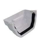 Aquaflow 125mm Krown External Ogee Stop End White