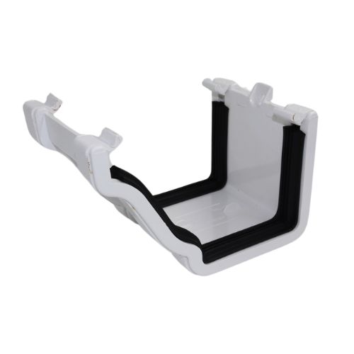 Aquaflow 130mm Klassic Ogee Union Bracket White