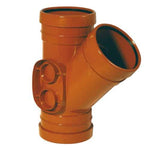 Aquaflow 160mm 45° Double Socket Branch