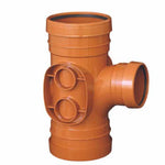 Aquaflow 160mm 87.5° Triple Socket Reducer Branch