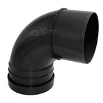 Aquaflow 160mm Single Socket Bend 92.5 Black