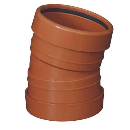 Aquaflow 160mm Double Socket 30° Bend