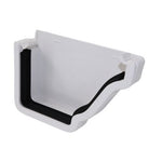 Aquaflow Right Hand Klassic 130mm External Ogee Stop End White
