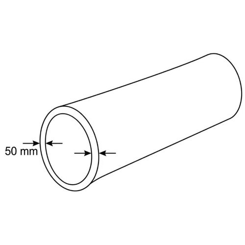 Aquaflow waste pipe 50mm drawing - installed