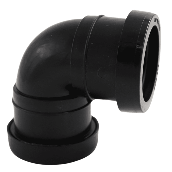 Aquaflow Push Fit 40mm Swept Bend 90° - installed