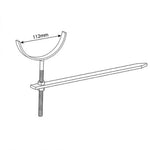 Half Round Rise and Fall Gutter Bracket