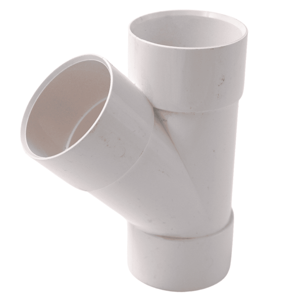 Aquaflow 50mm Y Branch 135° - installed