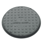 Aquaflow 470mm Round Plastic Manhole Cover & Frame