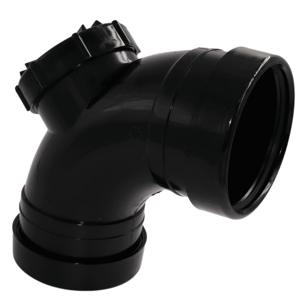Aquaflow 110mm Adjustable bend 90° - installed