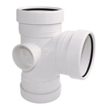 Aquaflow 110mm 92.5° Triple Socket Branch