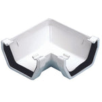 Square Gutter Angle 90° White
