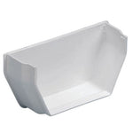 Square Internal Stop End White