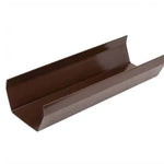 Square Plastic Gutter Brown