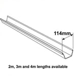 Square Plastic Gutter Drawing