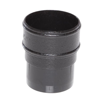 Aquaflow 68mm Cast Iron Effect Round Downpipe Socket